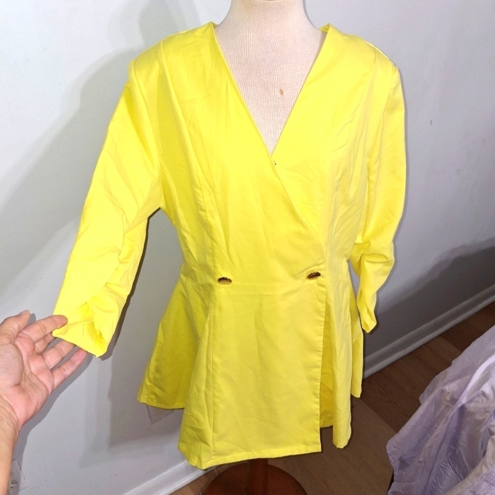Sunny Yellow/ Skort Dress- W Sz Large